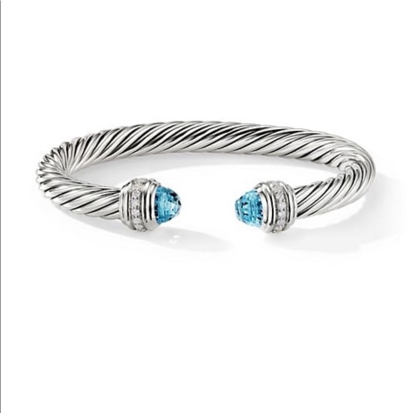 David Yurman Cable Bracelet with Diamonds - Picture 6 of 6